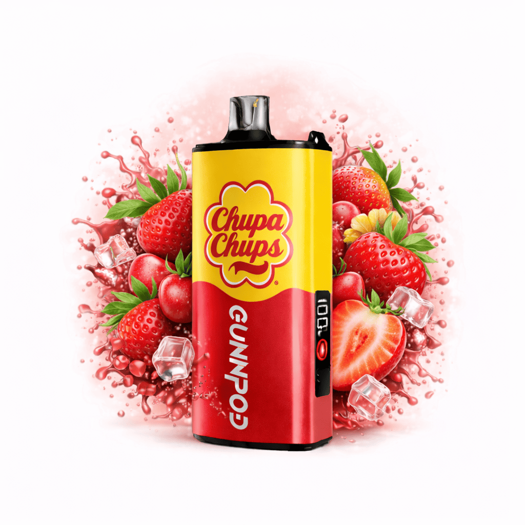 CHUPA CHUPS STRAWBERRY (NEW!) - GUNNPOD EVO 15,000