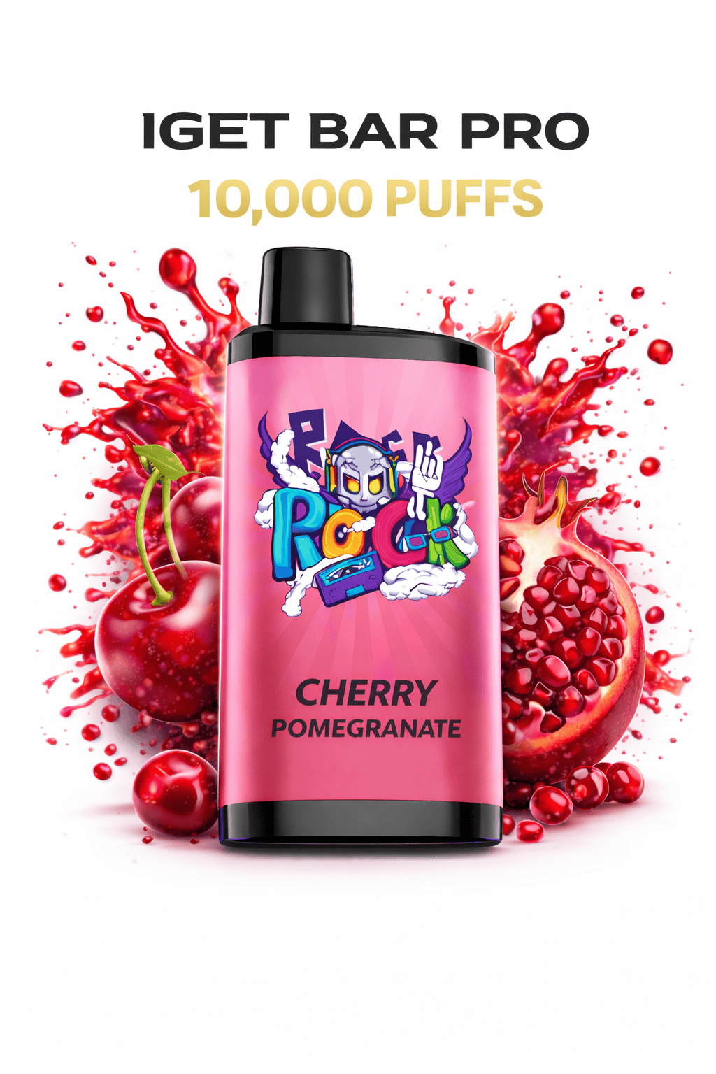 CHERRY POMEGRANATE - IGET BAR PRO 10,000